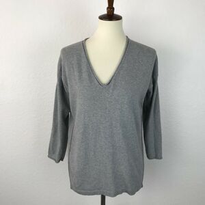 Madewell Stretch Knit Pullover V Neck Top